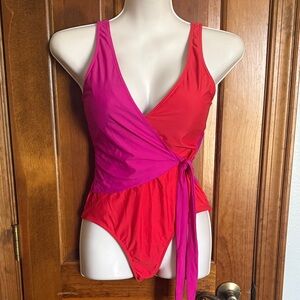 Summersalt Women's One Piece in Red and Pink
